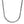 Sterling Silver Gunmetal Finish Byzantine Chain Necklace