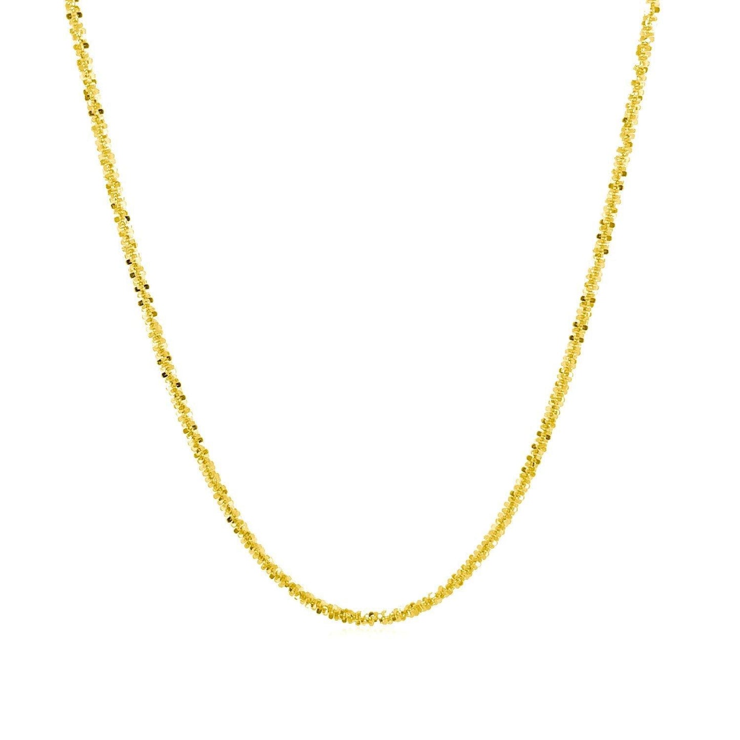 14k Yellow Gold Sparkle Chain (1.50 mm)