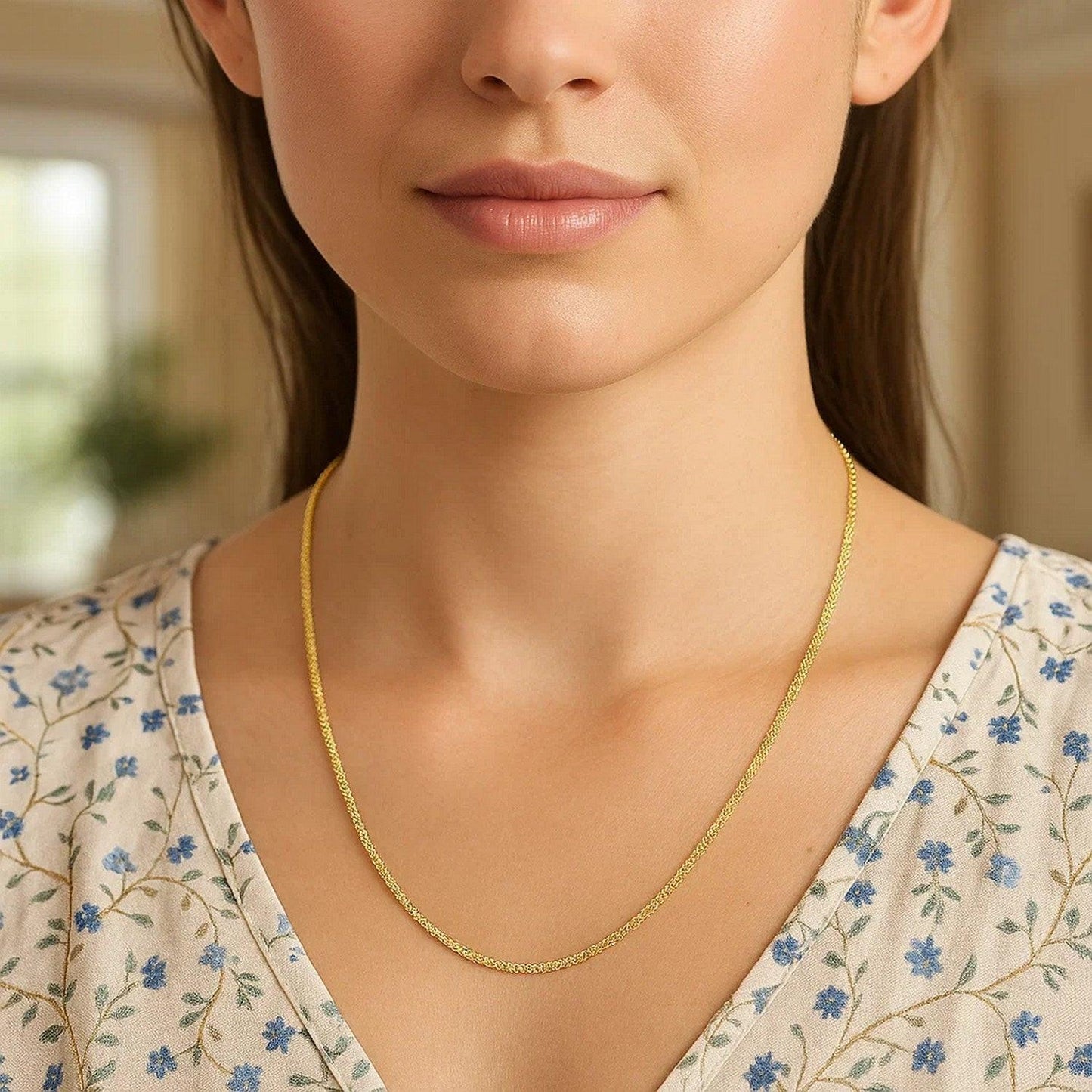 14k Yellow Gold Sparkle Chain (1.50 mm)