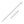14k White Gold Diamante Paperclip Chain Bracelet (7.00 mm)