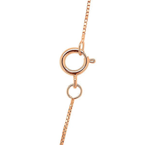 14k Rose Gold Classic Box Chain (0.45 mm)