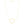 14K Yellow Gold Yours Truly Large Initial O Necklace