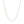 18k White Gold Round Cable Chain (1.50 mm)