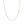 18k White Gold Round Cable Chain (1.50 mm)