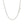 14k White Gold Solid Diamond Cut Rope Chain (1.80 mm)