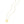 14K Yellow Gold Necklace with Compass