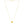 Small Puffed Heart Necklace in 14K Yellow Gold