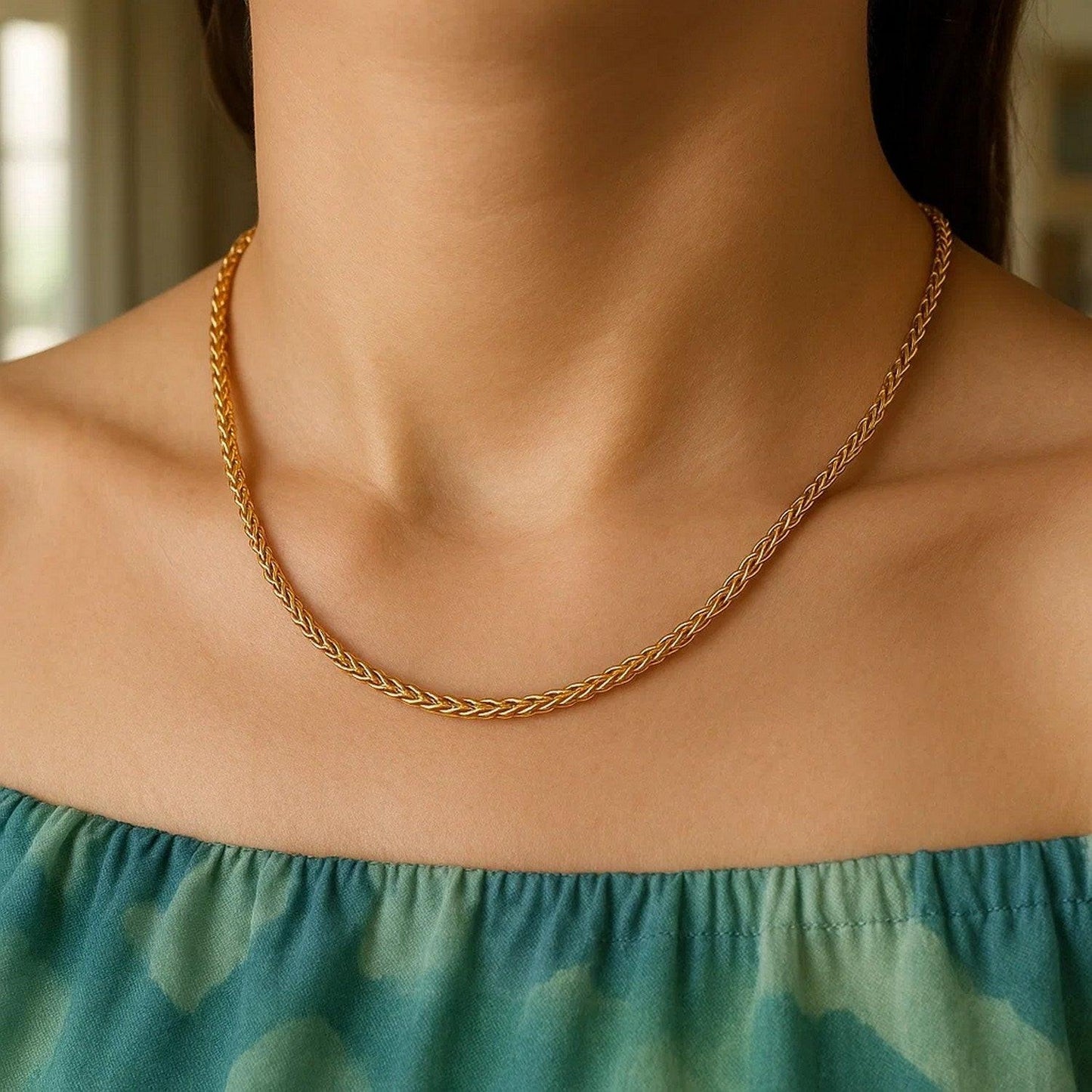 14k Yellow Gold Round Chain (1.2 mm)