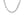 14k White Gold Solid Curb Chain (4.70 mm)