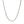 Sterling Silver Rhodium Plated Wheat Chain (2.20 mm)
