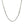 Sterling Silver Rhodium Plated Wheat Chain (2.20 mm)