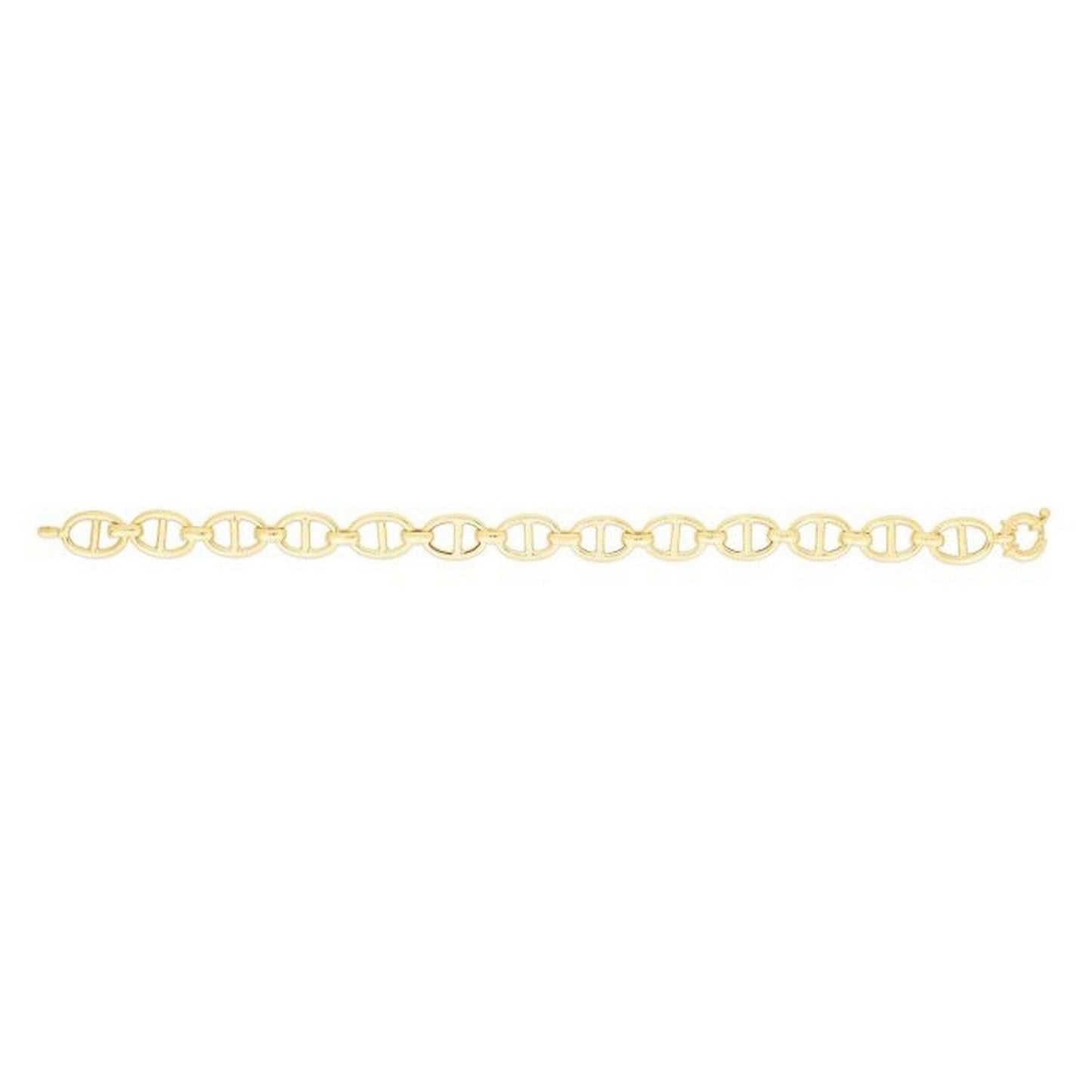 14k Yellow Gold High Polish Mariner Link Chain (8.80 mm)