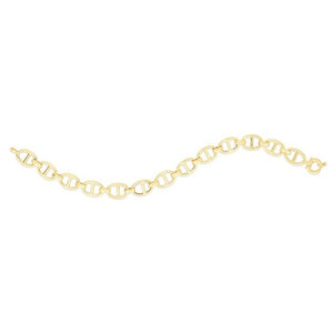 14k Yellow Gold High Polish Mariner Link Chain (8.80 mm)