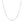 14k White Gold Diamond-Cut Alternating Bead Chain (1.10 mm)