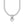 Sterling Silver Rolo Chain  with a Heart Toggle Charm and Rhodium Plating
