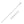 14k White Gold Solid Curb Chain (2.60 mm)