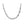 14k White Gold Solid Curb Chain (2.60 mm)