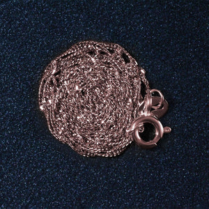 14k Rose Gold Singapore Chain (1.10 mm)