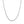 14k White Gold Solid Diamond Cut Rope Chain (3.00 mm)