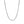 14k White Gold Solid Diamond Cut Rope Chain (3.00 mm)