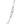 14k White Gold Pendant Chain with Textured Links (2.90 mm)