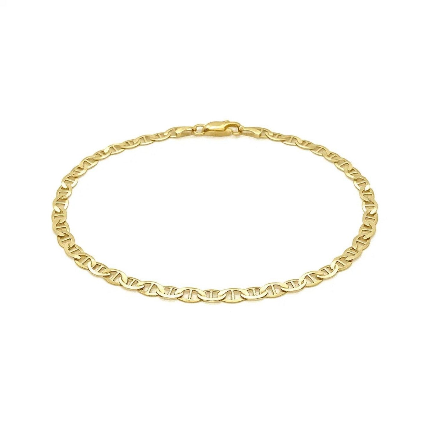 14k Yellow Gold Mariner Link Bracelet (3.20 mm)