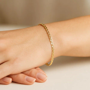 14k Yellow Gold Mariner Link Bracelet (3.20 mm)