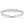 14k White Gold Wedding Band with Pave Set Diamonds and Prong Set Diamonds