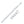 Rhodium Plated Sterling Silver Figaro Style Chain (8.10 mm)