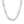 Rhodium Plated Sterling Silver Figaro Style Chain (8.10 mm)
