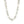 Rhodium Plated 8.8mm Sterling Silver Figaro Style Chain (8.80 mm)
