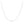 Double Extendable Diamond Cut Cable Chain in White Gold (0.87 mm)