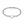Sterling Silver Rhodium Plated Chain Bracelet with a Flat Heart Station(5.00 mm)