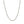 14k White Gold Solid Diamond Cut Rope Chain (2.50 mm)