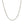 14k White Gold Solid Diamond Cut Rope Chain (2.50 mm)