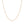 14k Pink Gold Diamond Cut Cable Link Chain (0.87 mm)