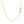 14k Pink Gold Diamond Cut Cable Link Chain (0.87 mm)