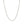 10k White Gold Gourmette Chain  (1.40 mm)