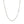 10k White Gold Gourmette Chain  (1.40 mm)