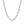 14k White Gold Oval Rolo Chain (4.6 mm)
