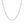 14k White Gold Round Wheat Chain (1.5 mm)