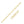 10K Yellow Gold Solid Figaro Chain (3.70 mm)