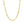 10K Yellow Gold Solid Figaro Chain (3.70 mm)