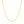 14k Yellow Gold Diamond-Cut Alternating Bead Chain (1.30 mm)