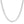 Sterling Silver Rhodium Plated Flat Miami Cuban Chain (7.80 mm)