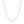 14k White Gold Round Wheat Chain (1.00 mm)