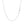 14k White Gold Round Wheat Chain (1.00 mm)