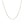 10k White Gold Adjustable Cable Chain (1.10 mm)