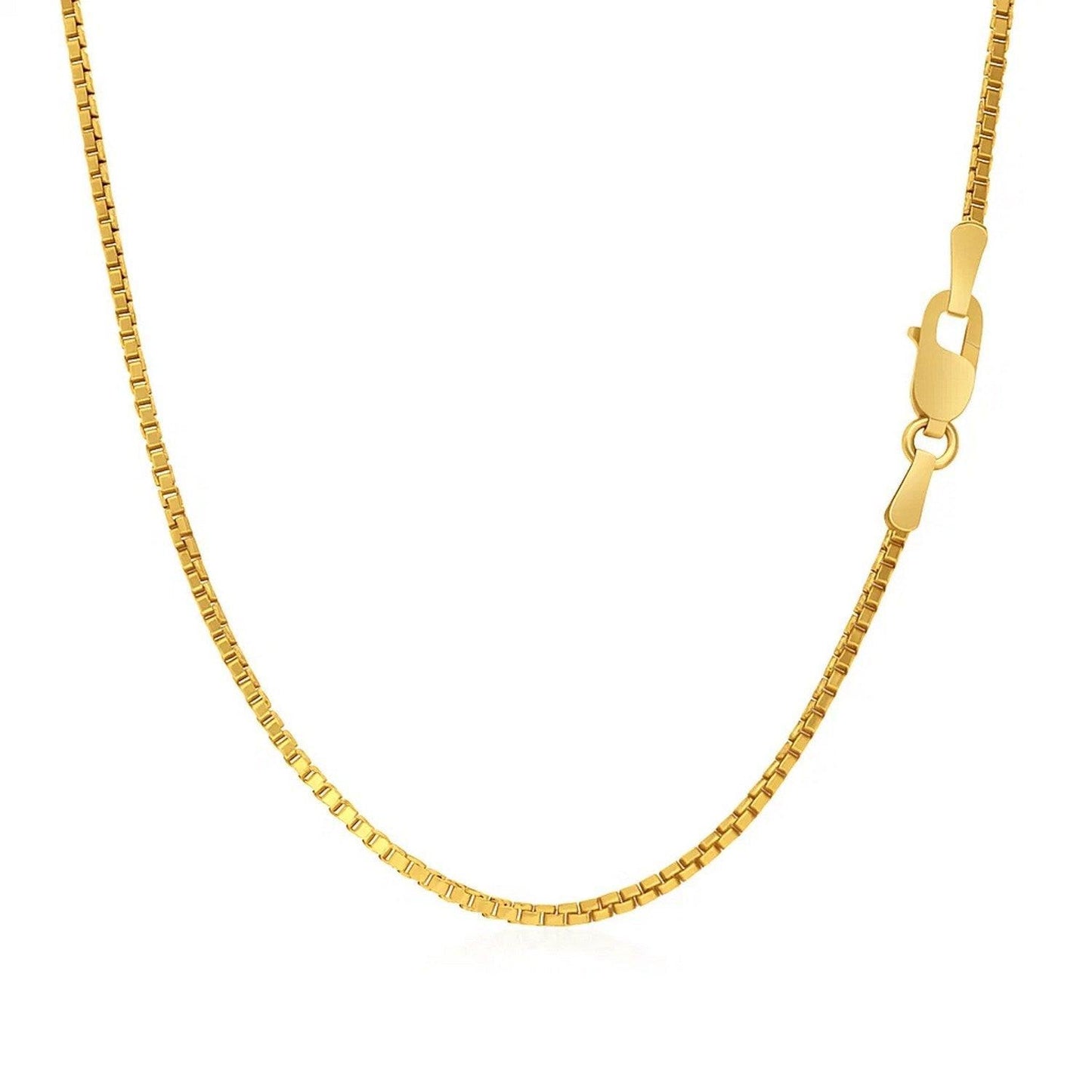 14k Yellow Gold Classic Box Chain (1.1 mm)