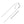 14k White Gold Adjustable Box Chain (0.85 mm)